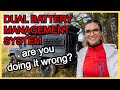 DUAL BATTERY MANAGEMENT SYSTEM | Dual battery set up | DIY 12v tips