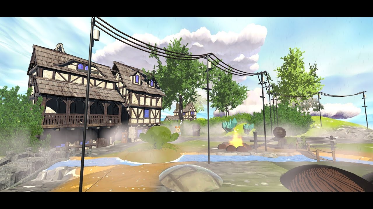GIBLION: Anime-NPR-Toon Scene Generation Framework, video preview 29