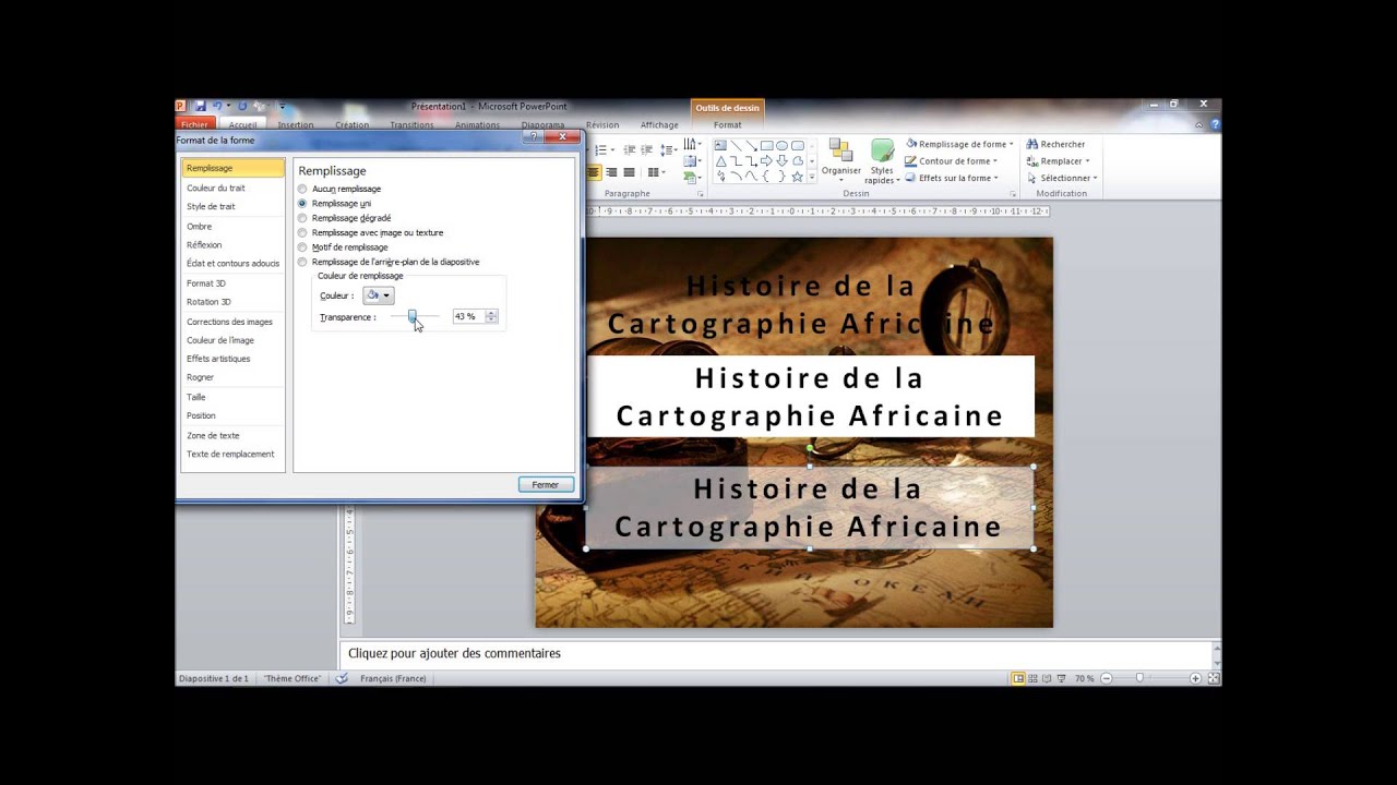 Powerpoint Comment Jouer Avec La Transparence