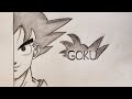 How to draw easy goku for beginners Step by step
