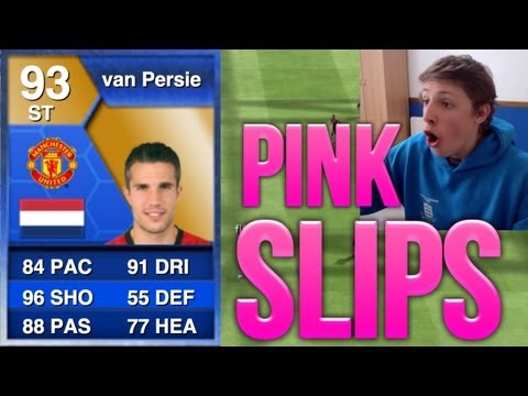 Team Of The Season PINK SLIPS - TOTS VAN PERSIE - Fifa 13 Ultimate Team Team Of The Season