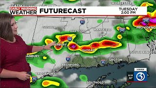 FORECAST: Scattered Rain & Storms Return Tonight & More Are Expected Monday Late PM...