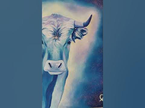 Картина "Телец". #ваджрабхайрава #Нанди #Телец #живопись #художник # ...