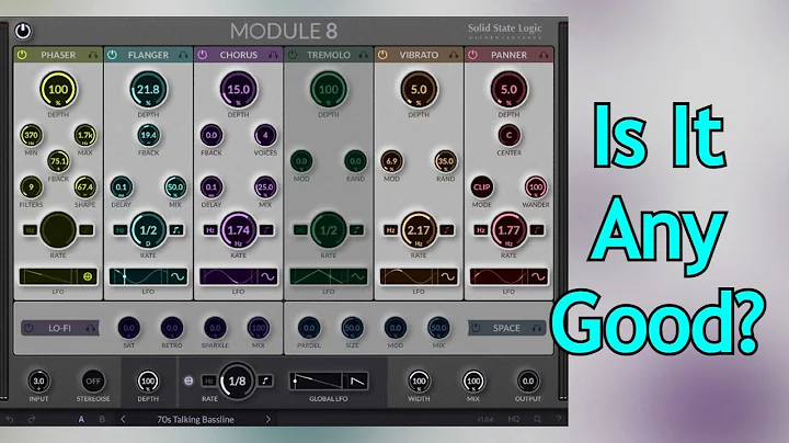 How Good Is It? - New SSL Module8 Plugin by Solid State Logic - 8 Effects In 1