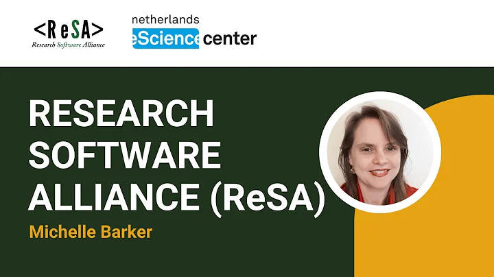 Michelle Barker  Research Software Alliance (ReSA)