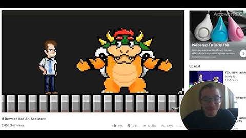 If Bowser had an assistant reaction video