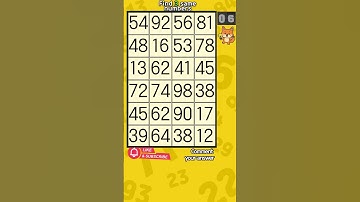 Spot It Fast ⚡ Find the Same Numbers 1000 #brainteaser