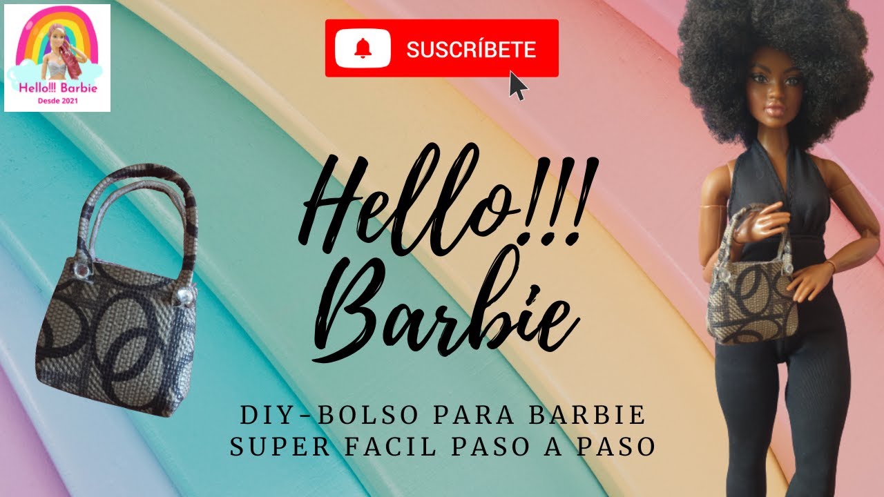 DIY- Bolso para Barbie súper fácil de hacer [ Te muestro PASO A PASO