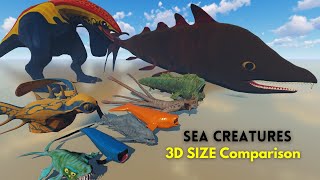 Unveiling Ocean Monsters: Sea Creatures 3D Size Comparison 2024 ' Bloop vs El Gran Maja 🐳🐬🐟🐡🦈🐙🐚🐋🦑 by Mr Data 3D Stats 7,171 views 1 month ago 10 minutes, 4 seconds