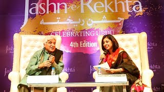 Kuch Ishq Kiya Kuch Kaam Kiya | Javed Akhtar at Jashn-e-Rekhta 4th with Atika Ahmad Farooqui
