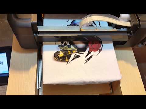 Homemade DTG printer.