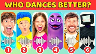 Can You Guess Who Dance Better? Lay Lay,Kinigra Deon,King Ferran,Salish Matter,Grimace Shake,Mrbeast