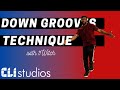 Down grooves technique  twitch full hiphop dance class  cli studios