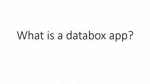 What is a databox app?