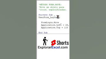 🔧 Fixar formulários na tela: um truque bem simples / Excel VBA
