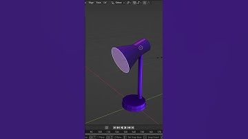 DESK LAMP | SPEED MODELING PROCESS #blender #substancepainter #unity