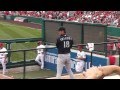 Hisashi Iwakuma Bullpen Warmups at Angel Stadium August 11, 2012