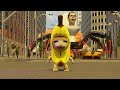 Banana cat saves the city  happy cat vs skibidi toilet full.rtx