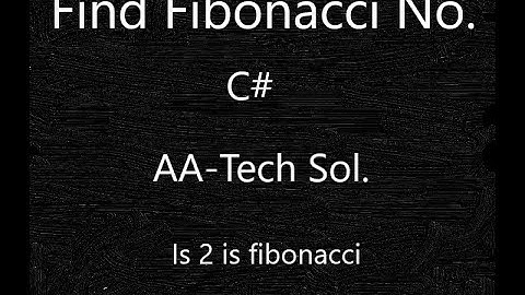 Check number is Fibonacci in C# | Recursive function | #csharp #csharpprogramming #fibonacci