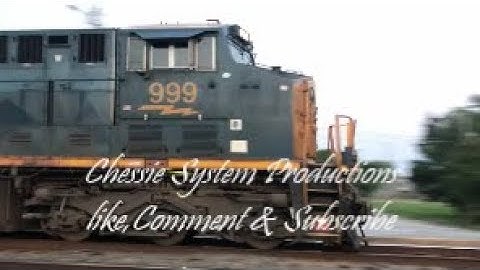 [CSXT]999 [ES44AH],7752 CW40-8,5275 ES40DC Leads A Very short Q031-27 SB Through Fay NC