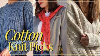 Best Knitting Patterns for Cotton Yarn (Sweaters, Tees & Tanks)