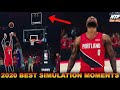 2020 Best Moments In The SIMULATIONS On Halftime Productions (Game Winners, Buzzer Beaters, Upsets)