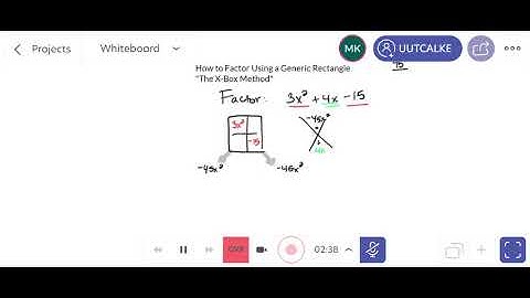 How to Factor Using a Generic Rectangle (Example)