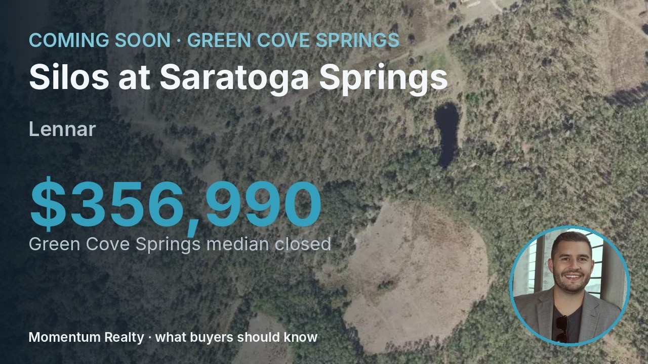 Silos at Saratoga Springs Coming Soon (Green Cove Springs, FL): Lennar, Prices & What to Know