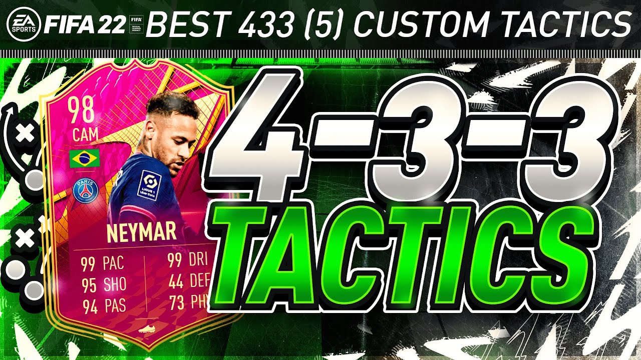 BEST 433 CUSTOM TACTICS FIFA 22! 433 (5) META TACTICS & INSTRUCTIONS