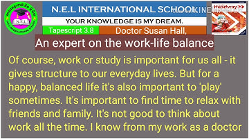 New Headway Elementary fifth edition Tapescript 3.8