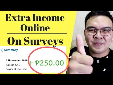 Earn Money Online 250 to 500 pesos Doing Surveys Philippines – Toluna