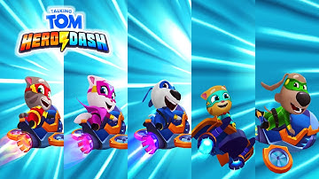 Talking Tom Hero Dash ▶ Discover All The Heroes 🎮 Android Gameplay ▶ NEW TALKING ULTRAHERO