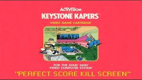 Keystone Kapers Activision - Atari 2600 - Kill Screen Perfect Score