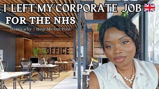 I Left My Corporate Job For The NHS \& Here's Why. Hear Me Out First | Ft Irresistible Me | Tola Lusi