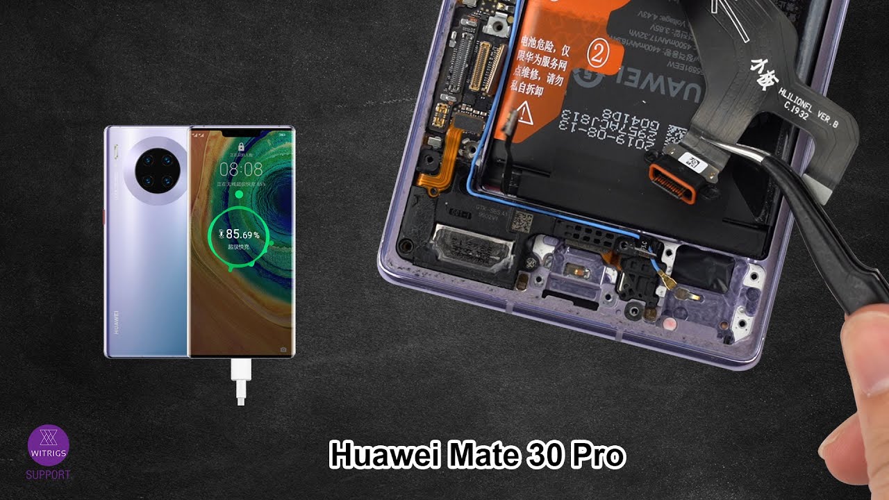 Huawei Mate 30 Pro Charging Port & Fingerprint Scanner Flex Replacement