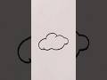         كيفية رسم سحابة غيمة خطوة بخطوة