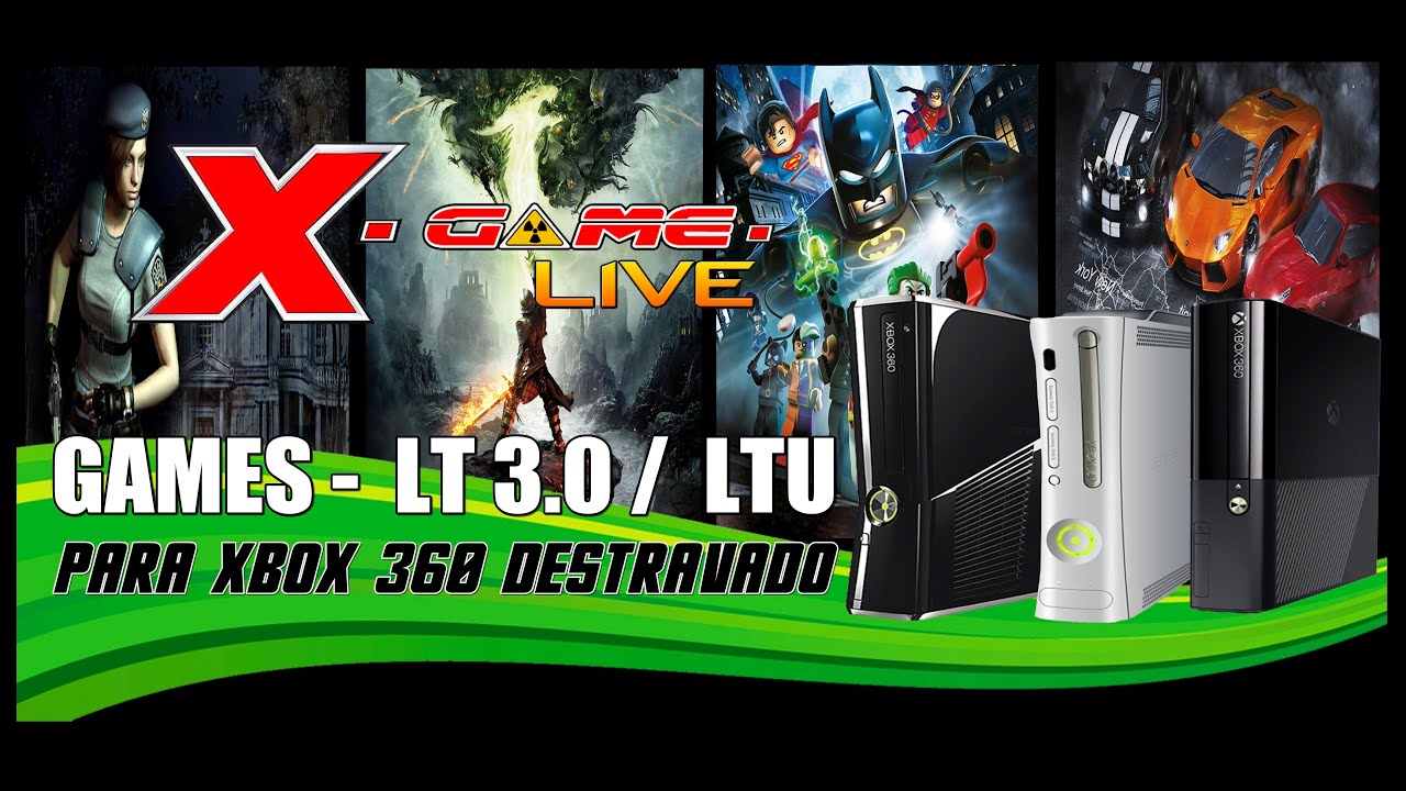 Jogos para XBOX 360 LTU ou LT3.0