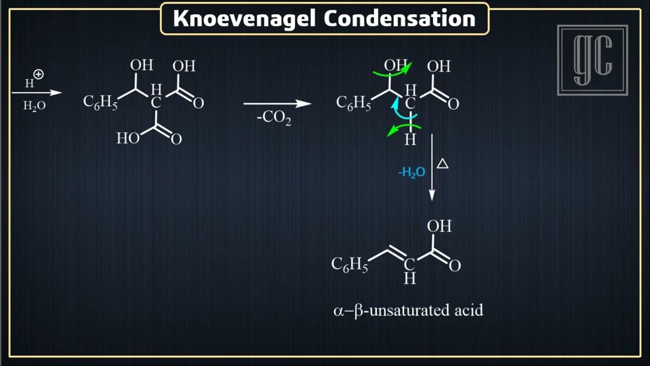 Knoevenagel Condensation (Name reactionsSeries)GC YouTube