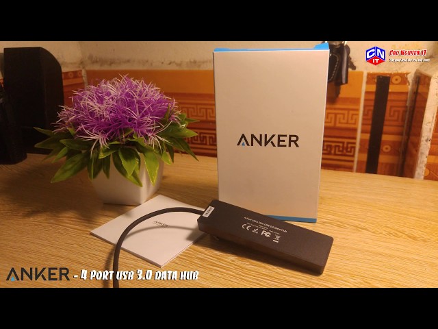 [Review] Trên tay Anker | 4-Port Ultra Slim USB 3.0 Hub | CaoNguyenIT Channel