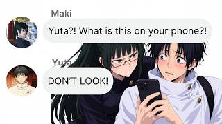 If Maki Finds Something Unexpected On Yutas Phone? Jujutsu Kaisen Text Story