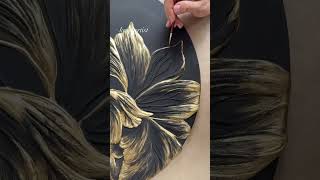 Satisfying Textured Art Process | No Talk, Just Texture 🤍🌸 #trending #shorts #viral #fypシ