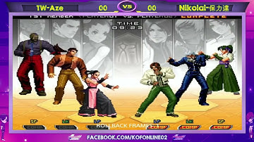 Aze (阿泽) Vs Nikolai-保力達 FT10 KOF 2002 UM - Travando combates a séculos