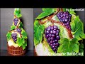 Grapevine bottle art/bottle decoration/ Altered bottle/ Wine bottle craft/Home decoration