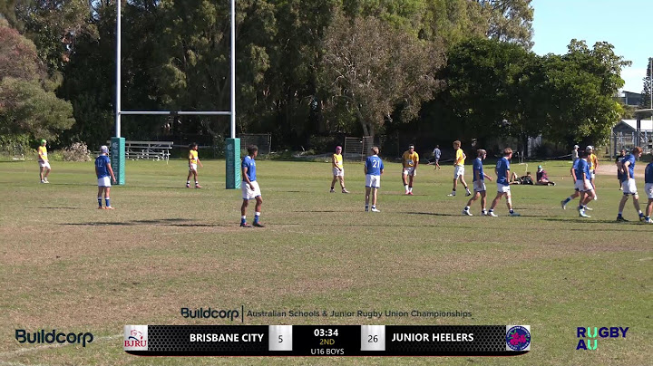 Day 4 - Field 7 - Buildcorp Australian Schools & Junior Rugby Union Championships