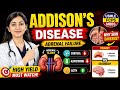 Addison’s Disease Explained Simply | Primary vs Secondary Adrenal Insufficiency | USMLE FCPS MBBS