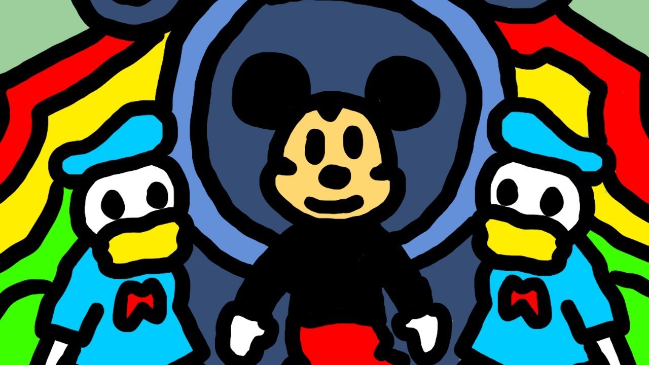 Mickey Mouse Clubhouse Thick Line Drawing - Disney Junior Doodles - YouTube