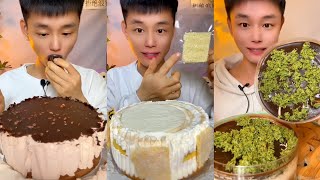 Asmr Creamy Cake Challengetiramisu Mukbang Sounds ทรามส เคก크림케이크