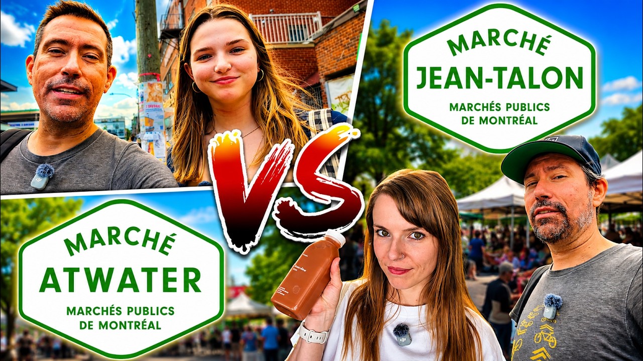 Atwater VS Jean-Talon: Quel est le meilleur marché? #montreal #4k #bonus