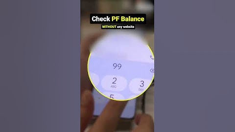 Check PF Balance #Pf #pfbalance