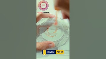 Spirograph With Orange Colour #asmr #art #satisfying#spirograph #drawing #satisfyingasmr#viralshorts